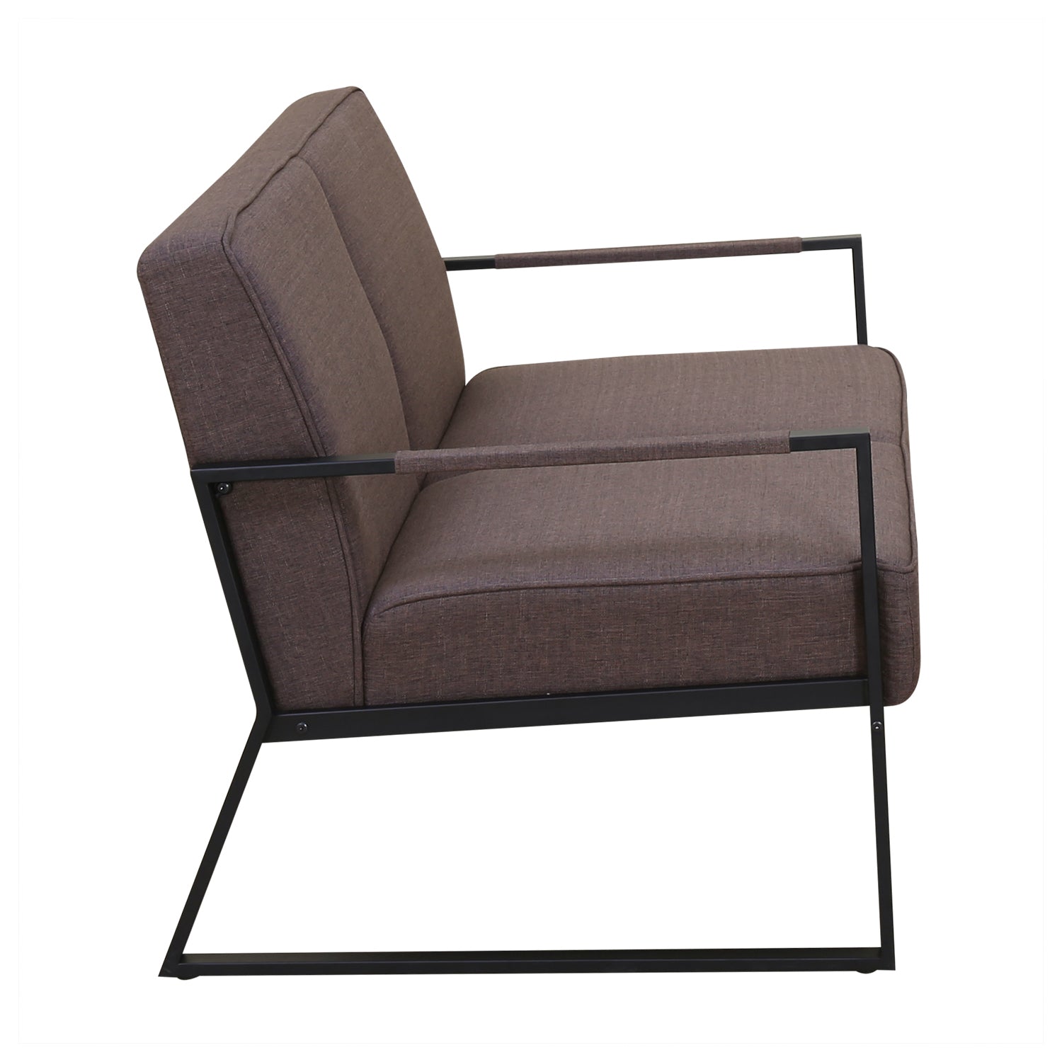 Remus 2 Seater Sofa (Dark Brown)