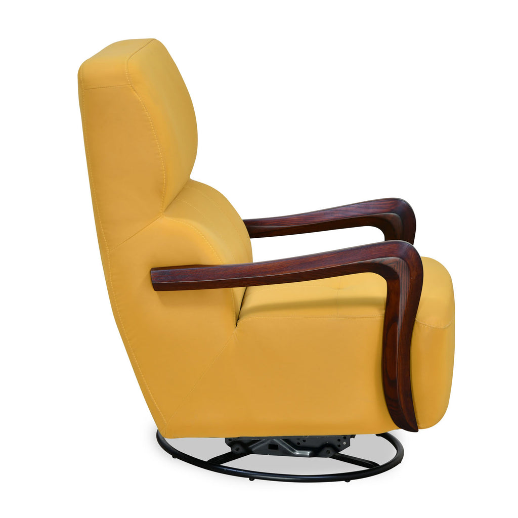 Rinella Rocker & Swivel Arm Chair (Gold)