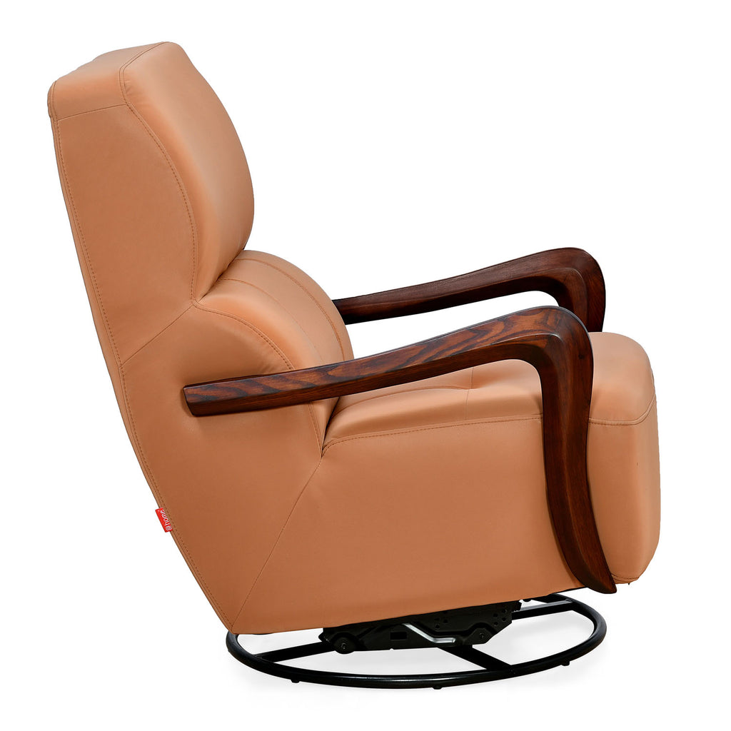 Rinella Rocker & Swivel Arm Chair (Tan)