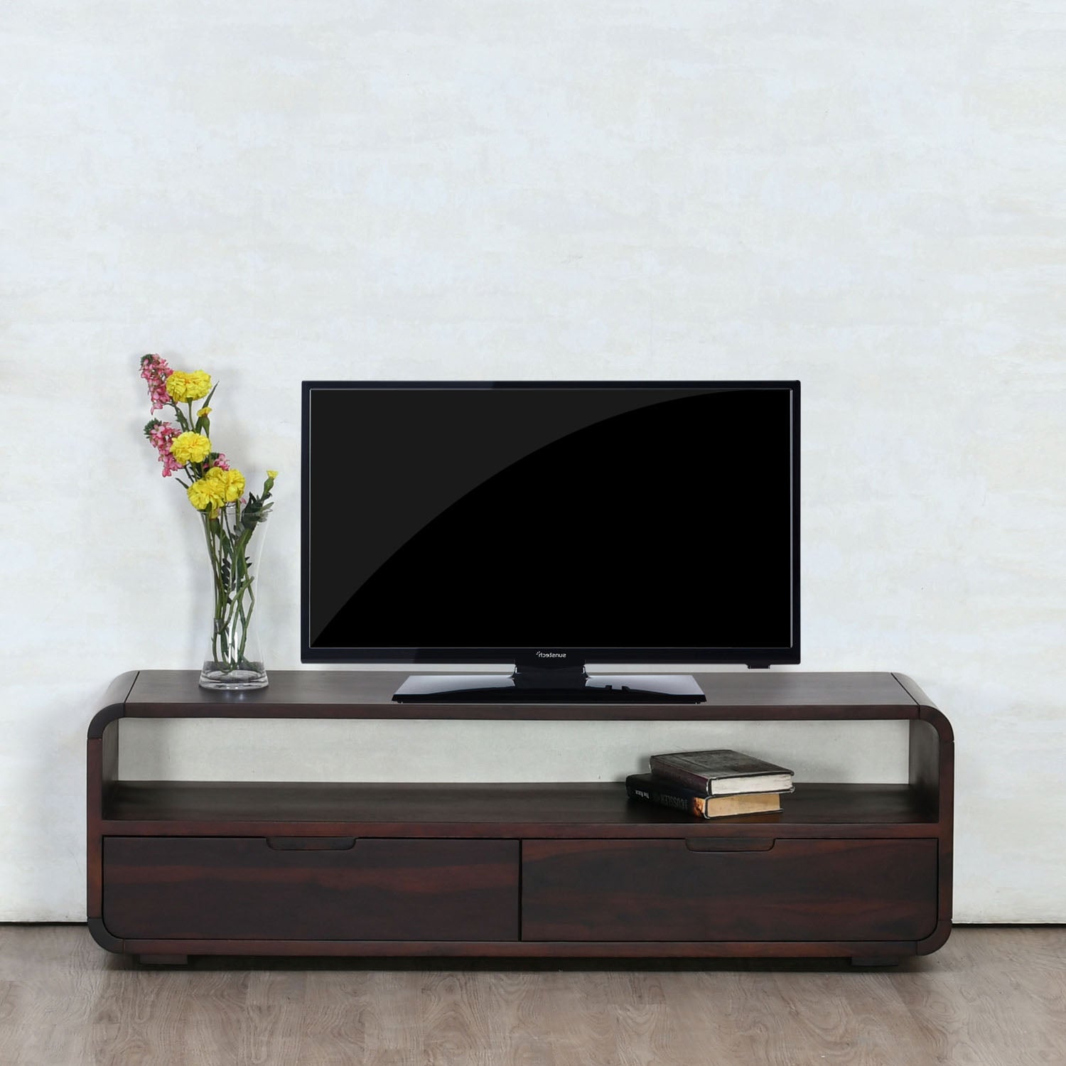 Rio Solid Wood TV & Entertainment Unit (Country Light)