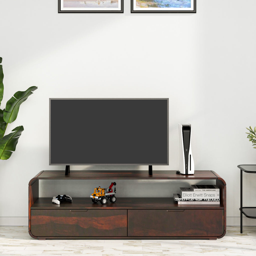Rio Solid Wood TV & Entertainment Unit (Country Light)