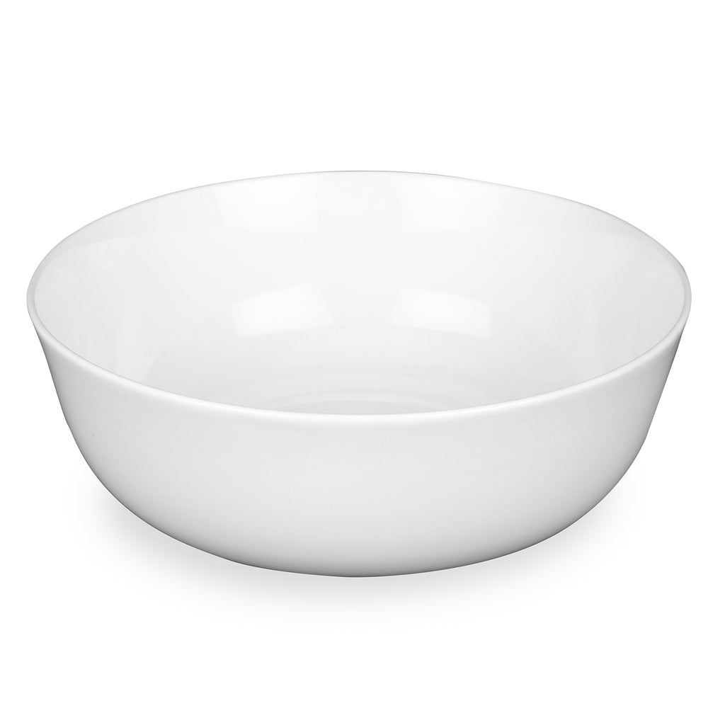 Round 8 Inch Serving Bowl (White)
