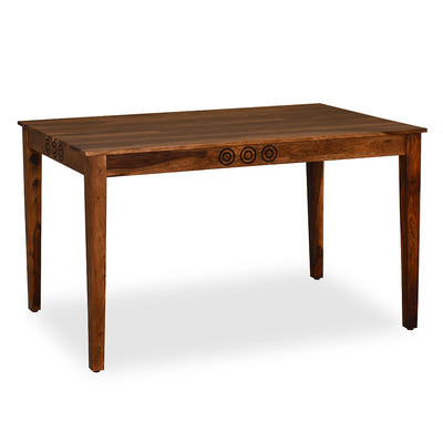 Target Solid Wood 6 Seater Dining Table (Walnut)