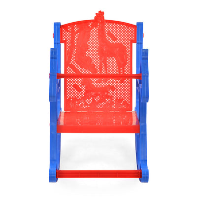 Nilkamal Toy Jungle Kids Rocker Chair (Blue/Red)