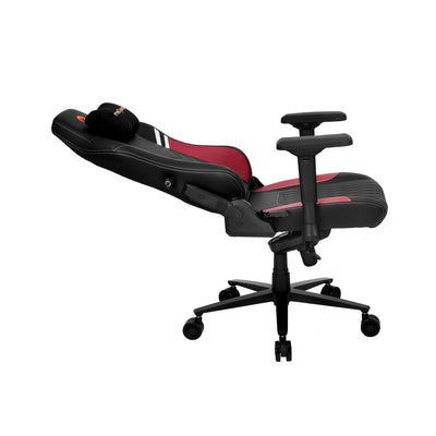 Vaden Leatherette Ergonomic Gaming Chair with Neck Pillow (Black & Red)