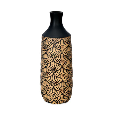 Pisces Bottle Polyresin Vase (Beige)