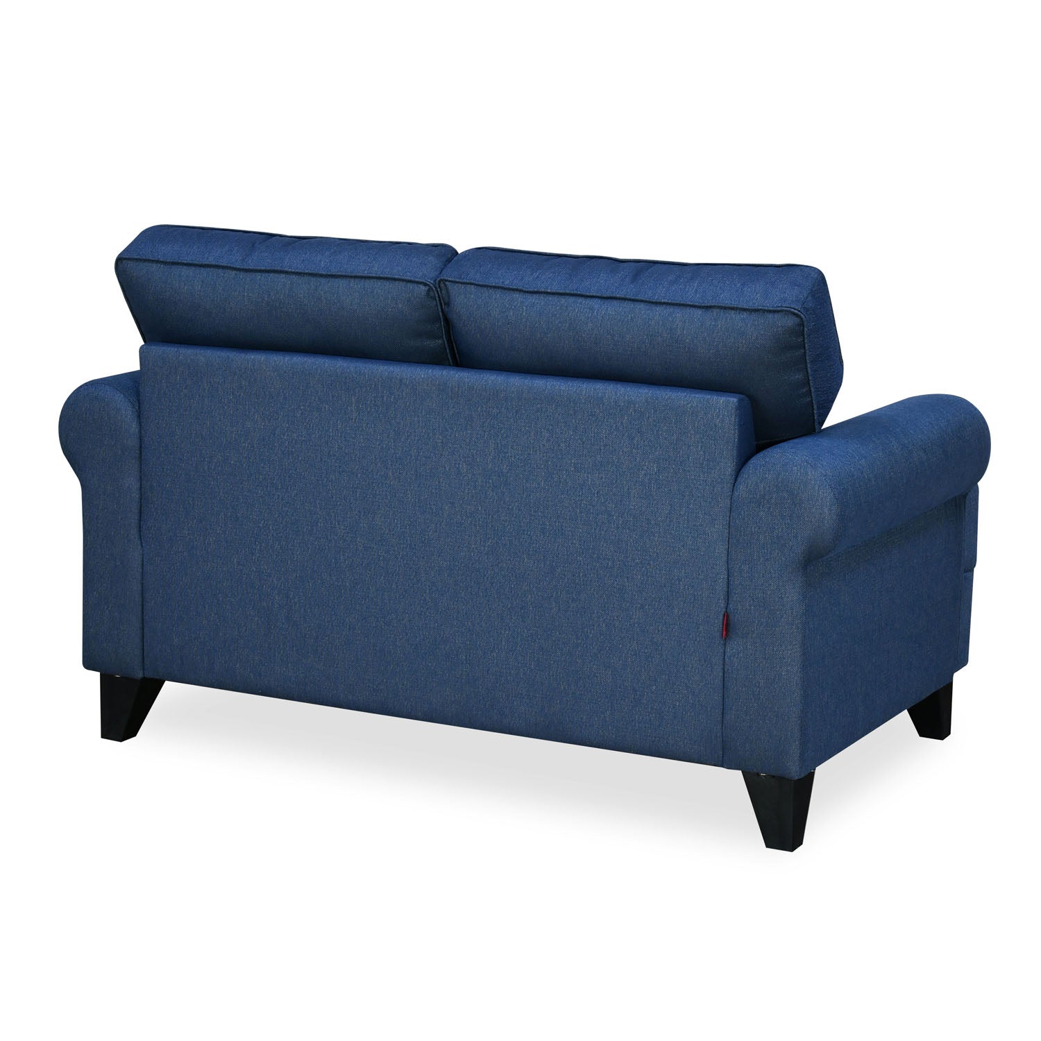 Velma Fabric 2 Seater Sofa with Cushion (Blue)