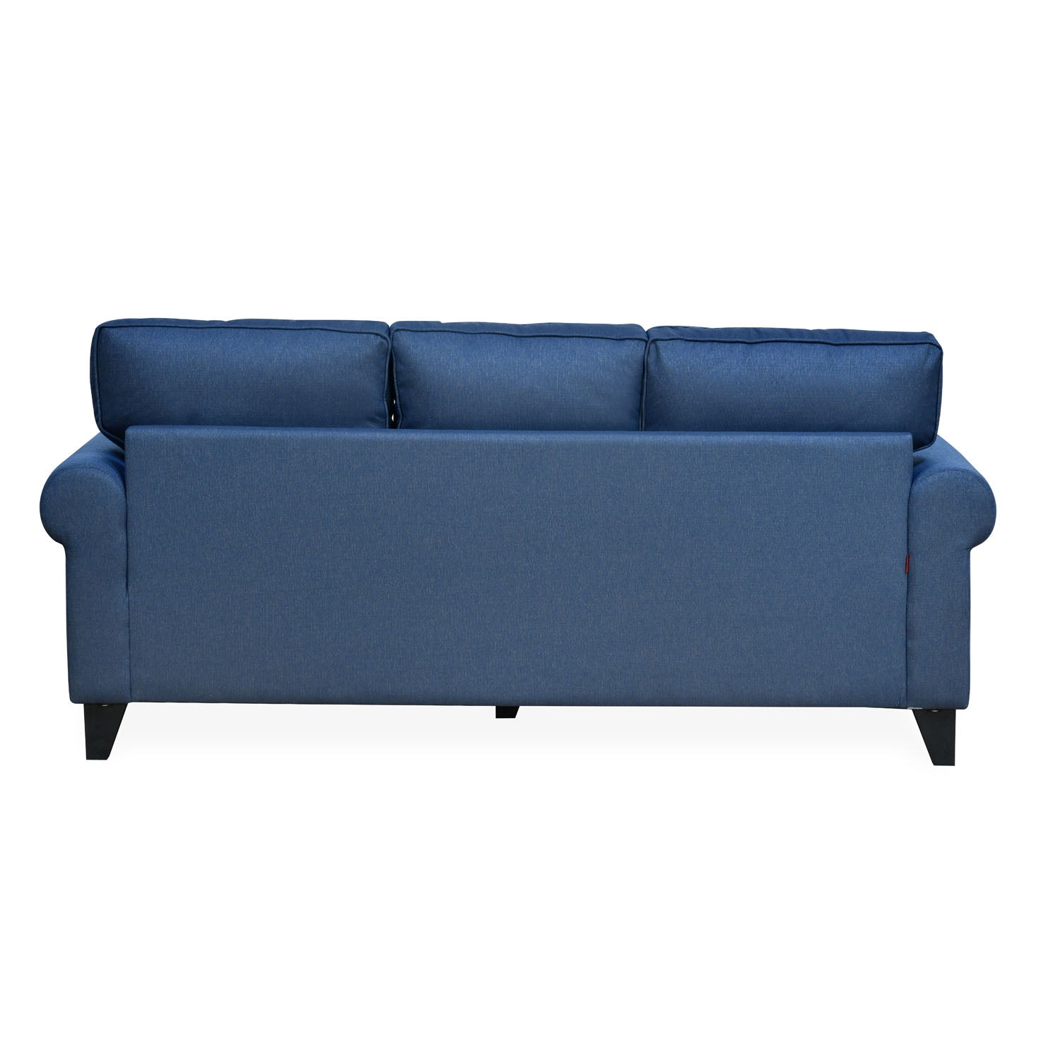 Velma 3 Seater Fabric Sofa with Cushion (Blue)
