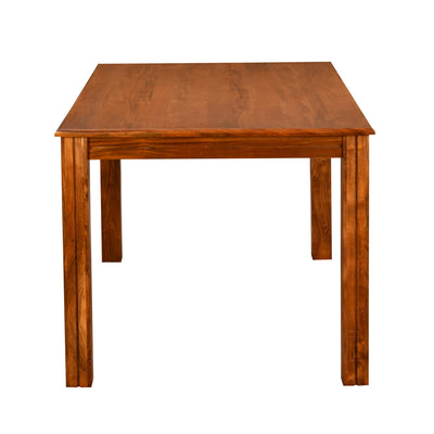 Vera 4 Searer Solid Wood Dining Table (Honey Brown)
