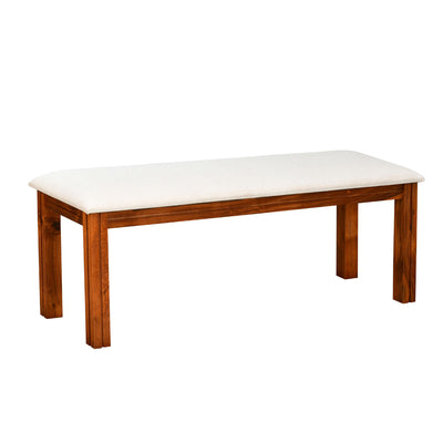 Vera 6 Searer Solid Wood Dining Bench (Honey Brown)