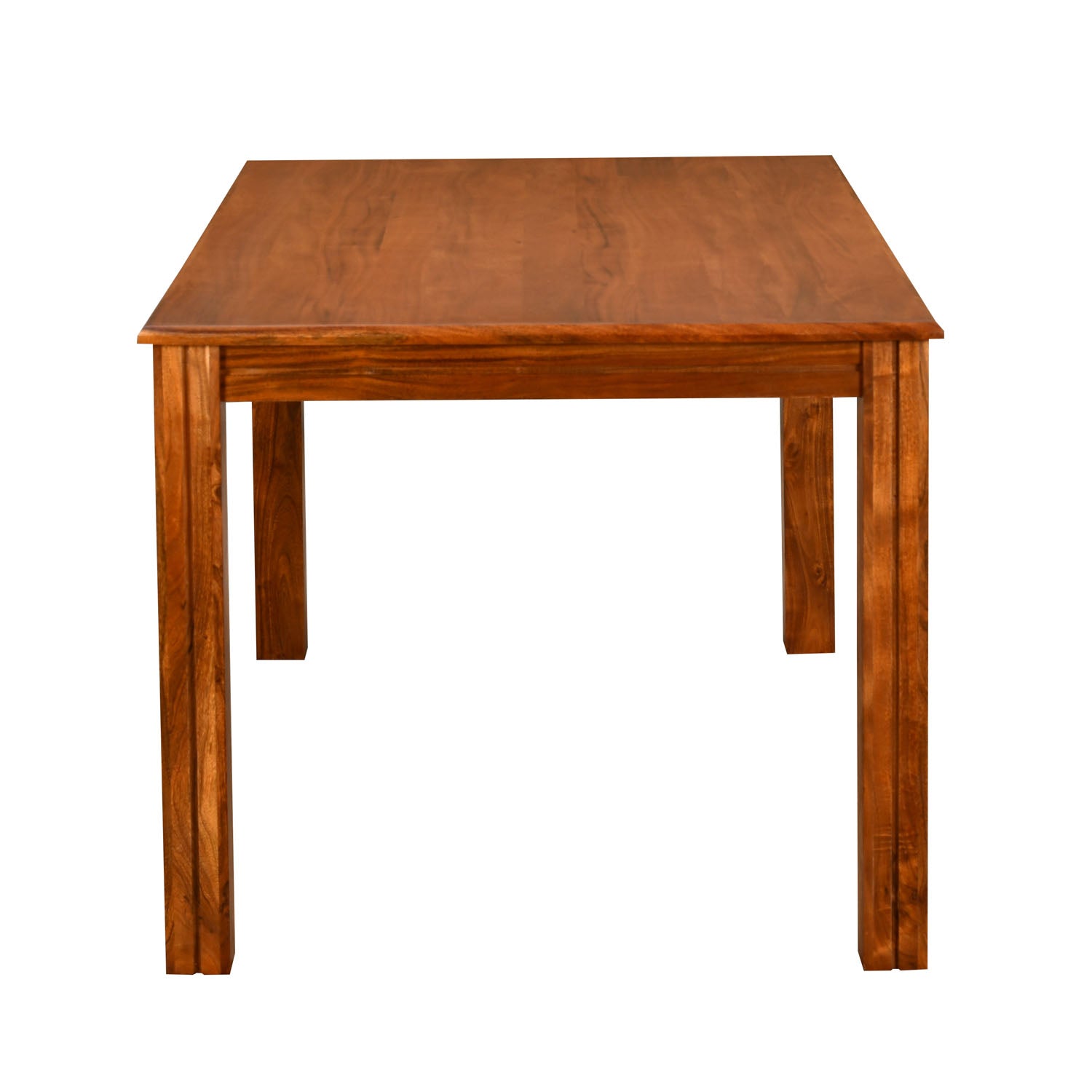 Vera 6 Searer Solid Wood Dining Table (Honey Brown)