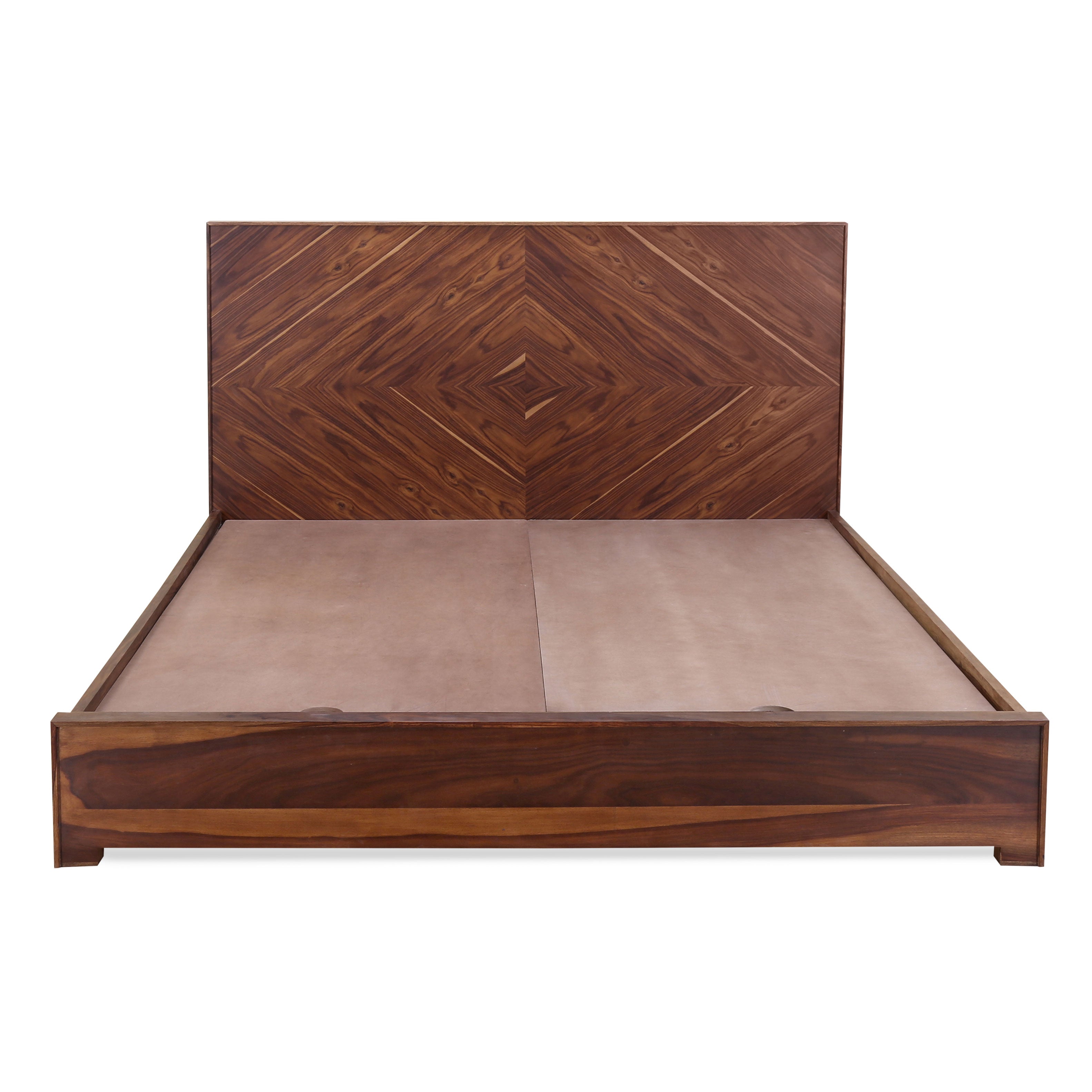 Victory King Bed without Storage (Brown)