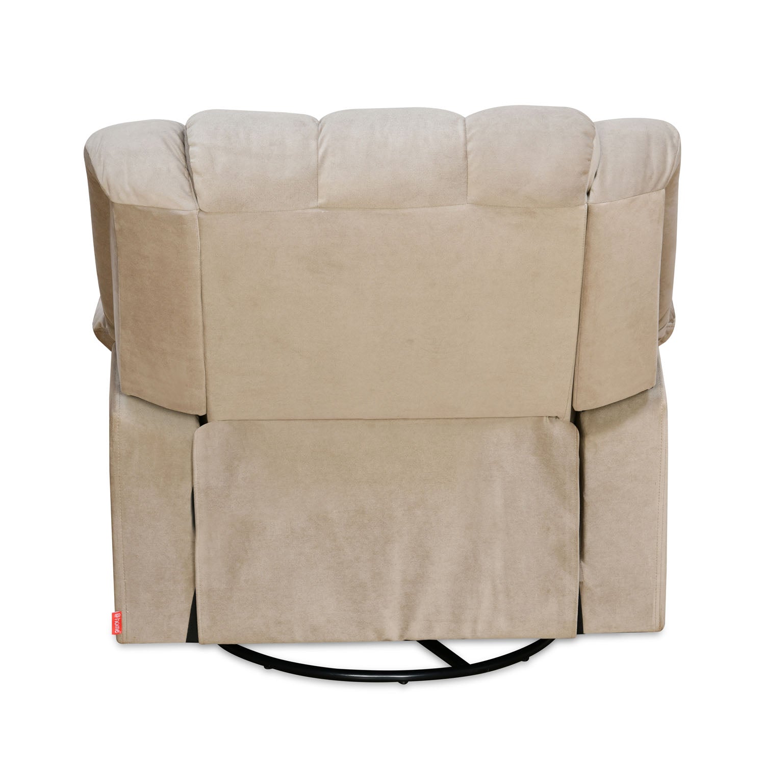 Vivo 1 Seater Fabric Manual Rocker & Swivel Recliner (Beige)