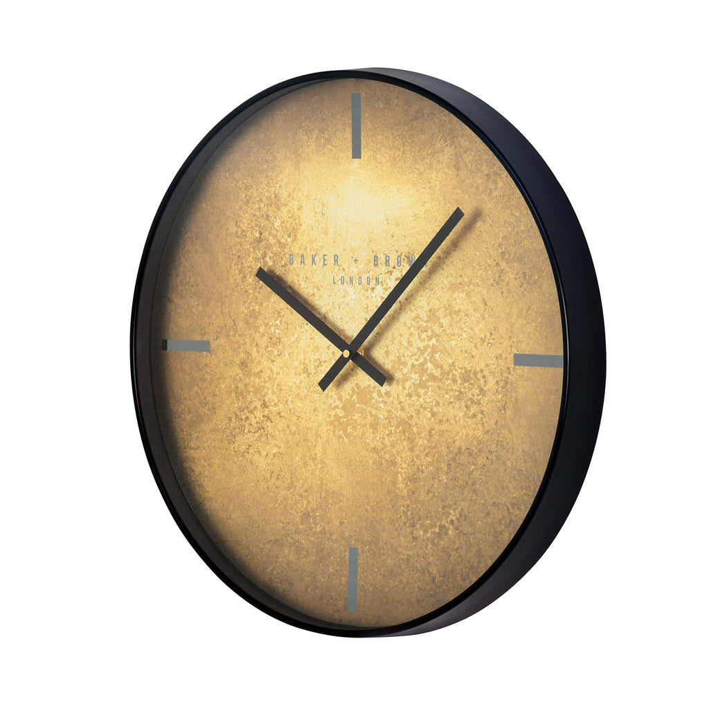 Flair Analog Wall Clock Gold
