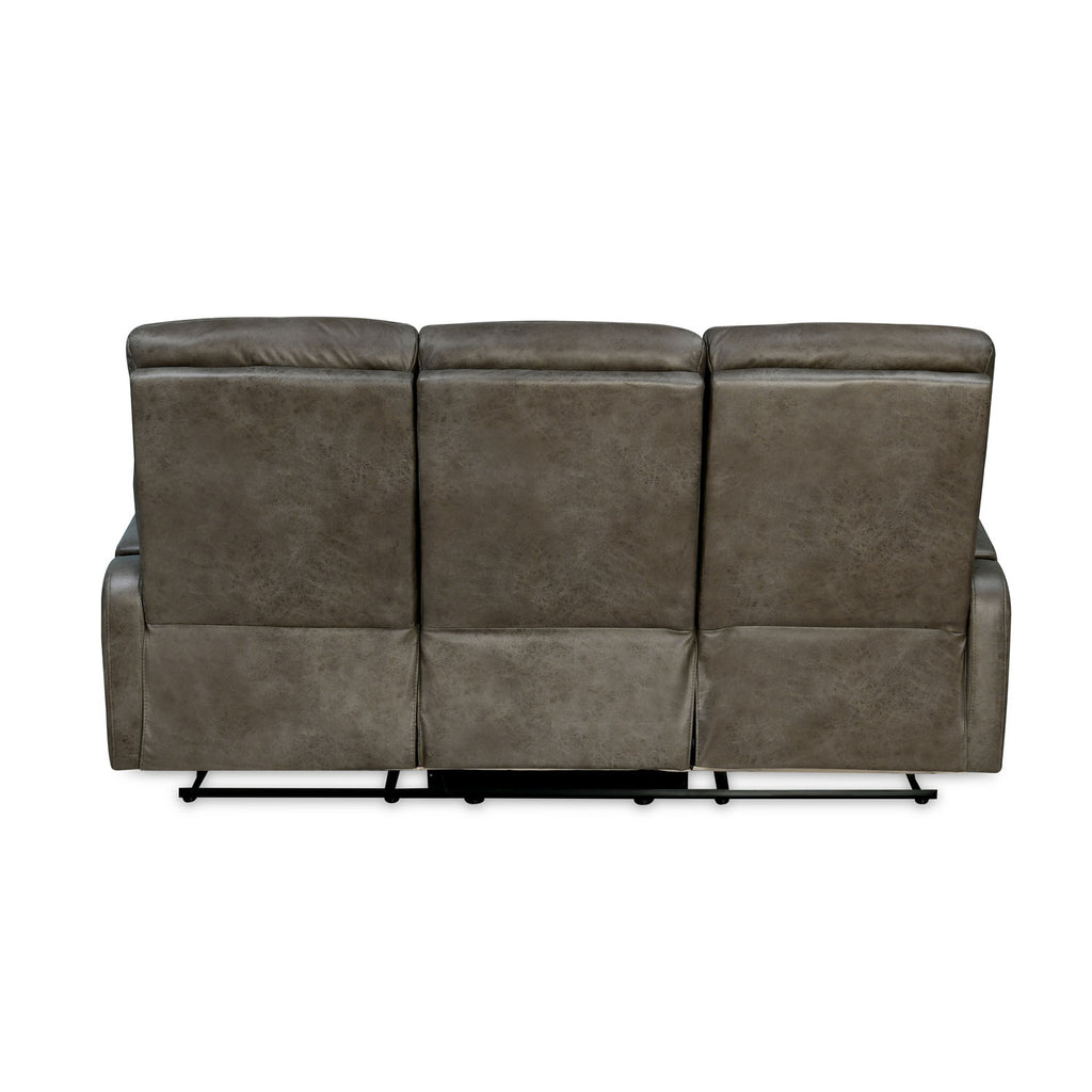 Woodbridge 3 Seater Fabric Recliner (Grey)