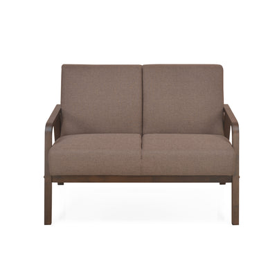 Andrea 2 Seater Sofa (Dark Brown)