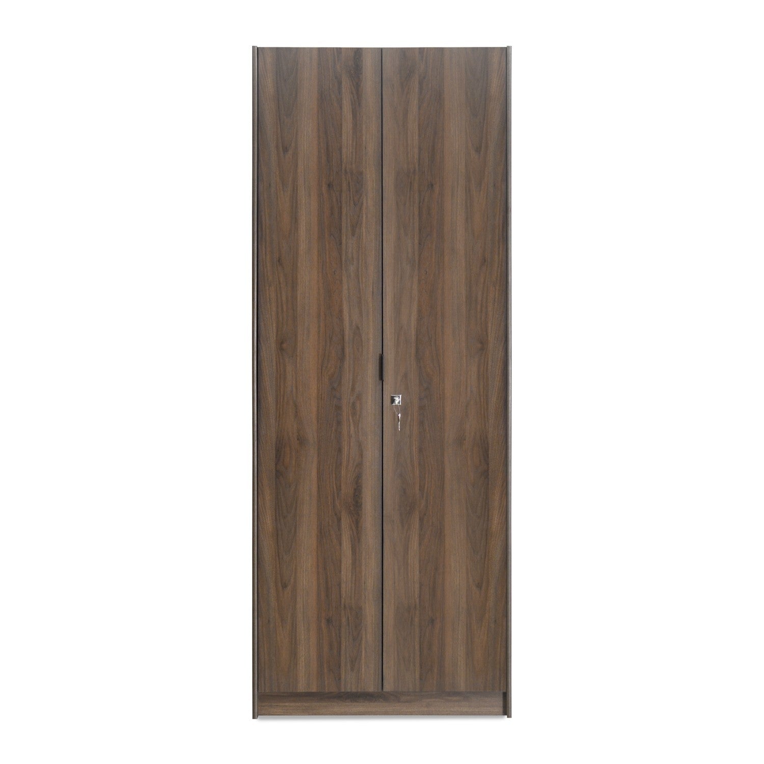 Avery 2 Door Engineered Wood Without Mirror Wardrobe (Wenge)