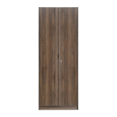 Avery 2 Door Engineered Wood Without Mirror Wardrobe (Wenge)