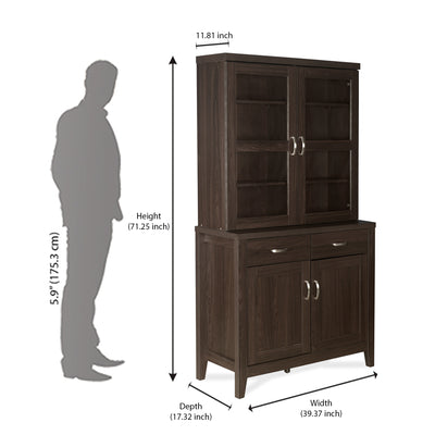 Ben Hutch Storage Cabinet (Brown)
