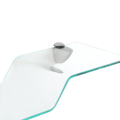 Clarity Glass Wall Shelf (Clear)