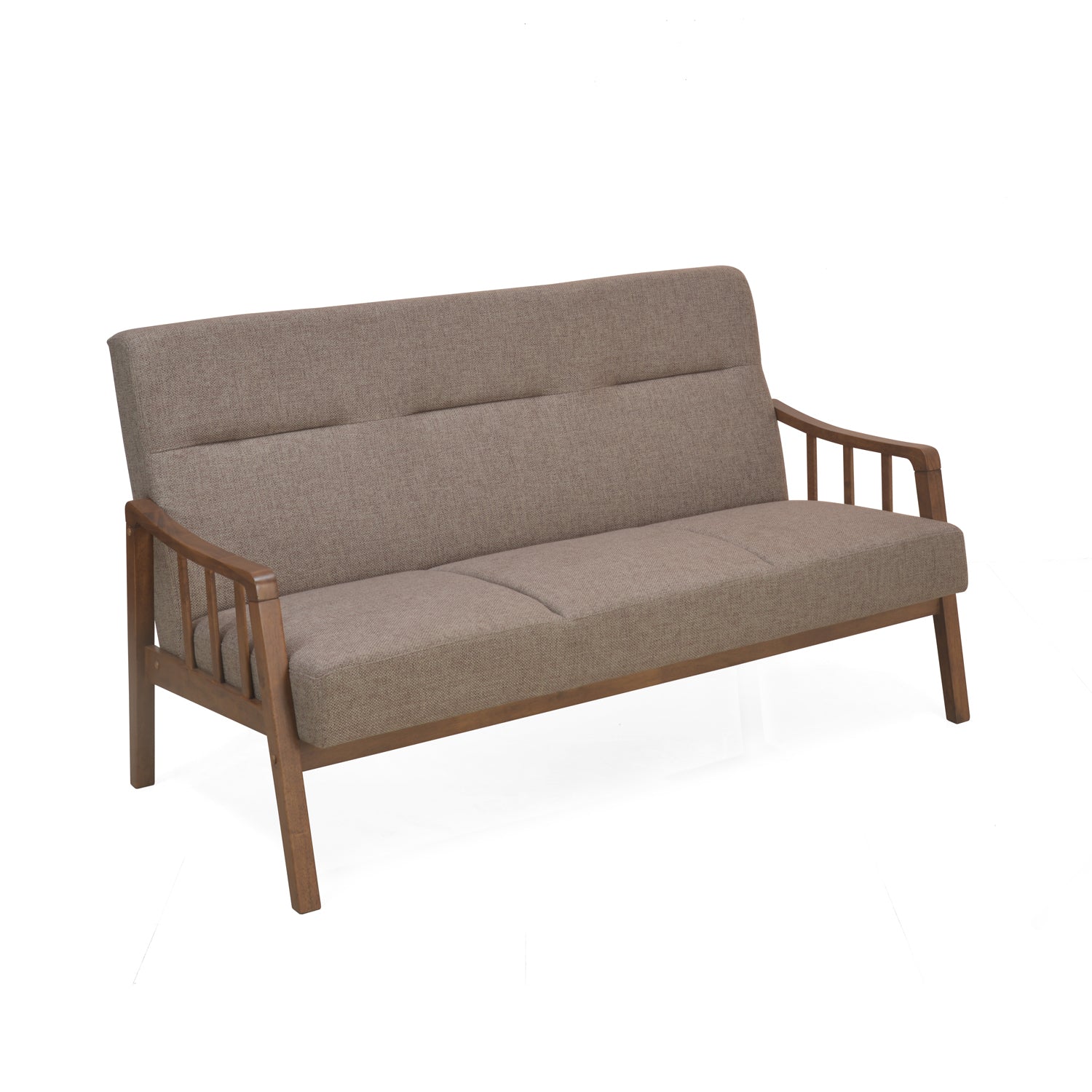 Colette Three Seater Sofa (Brown)