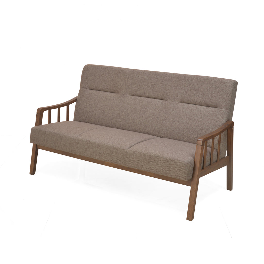 Colette Three Seater Sofa (Brown)