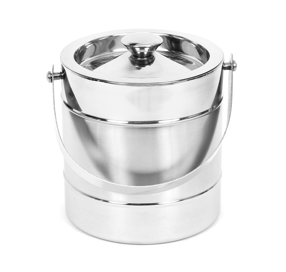 Dual Finish Ice Bucket (Silver)