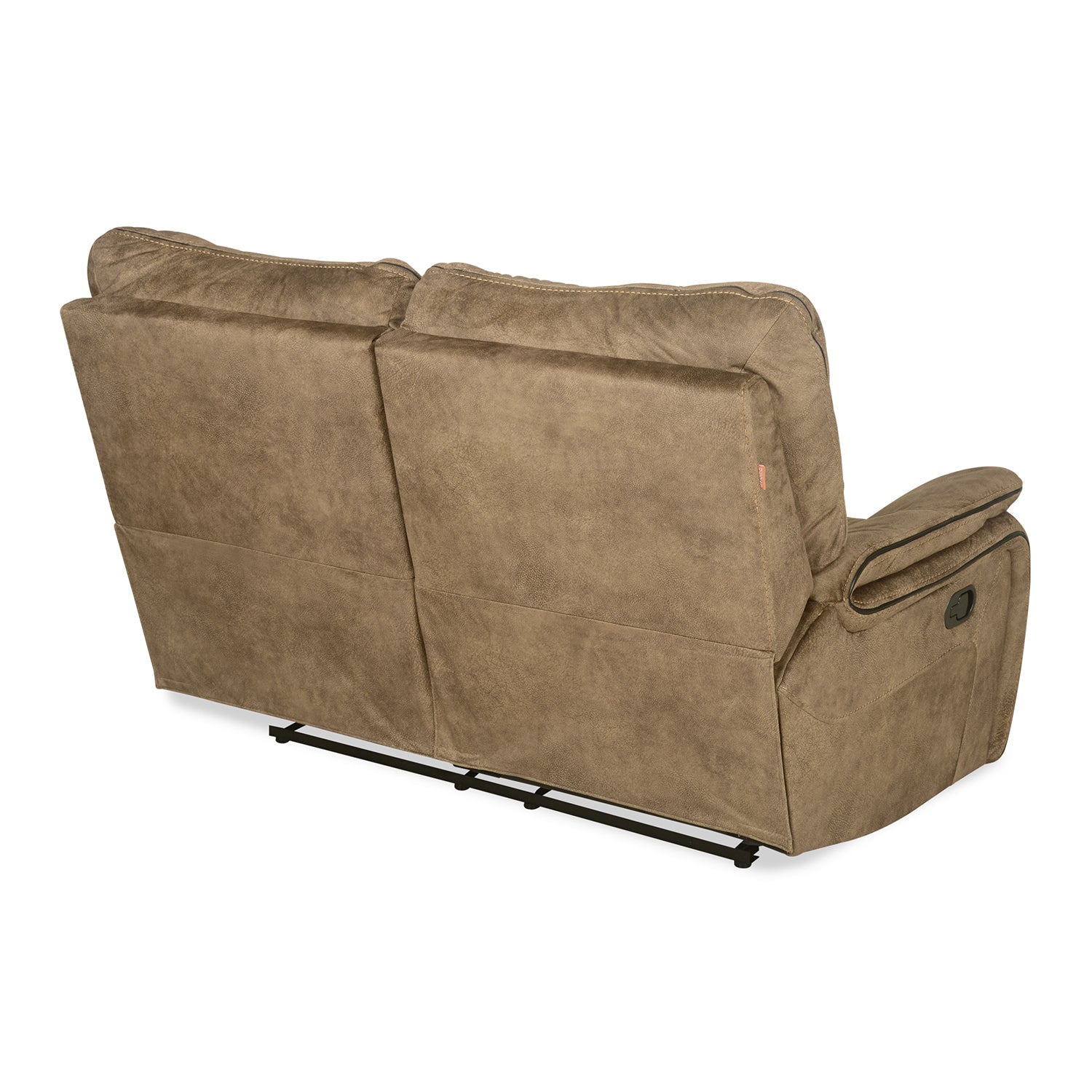 Iris 2 Seater Sofa with Manual Recliner (Tuscan Brown)