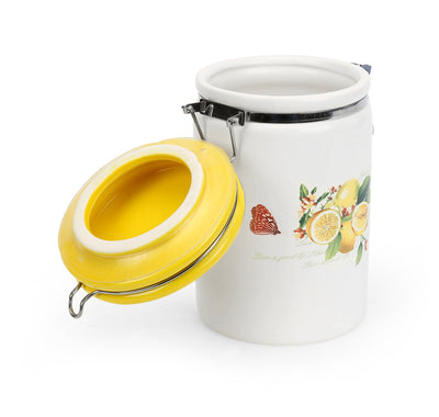 Large Ceramic Jar (Yellow)