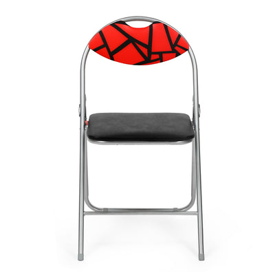 Jax Foldable Chair (Red and Black)