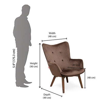 Leisure Occasional Chair (Brown)