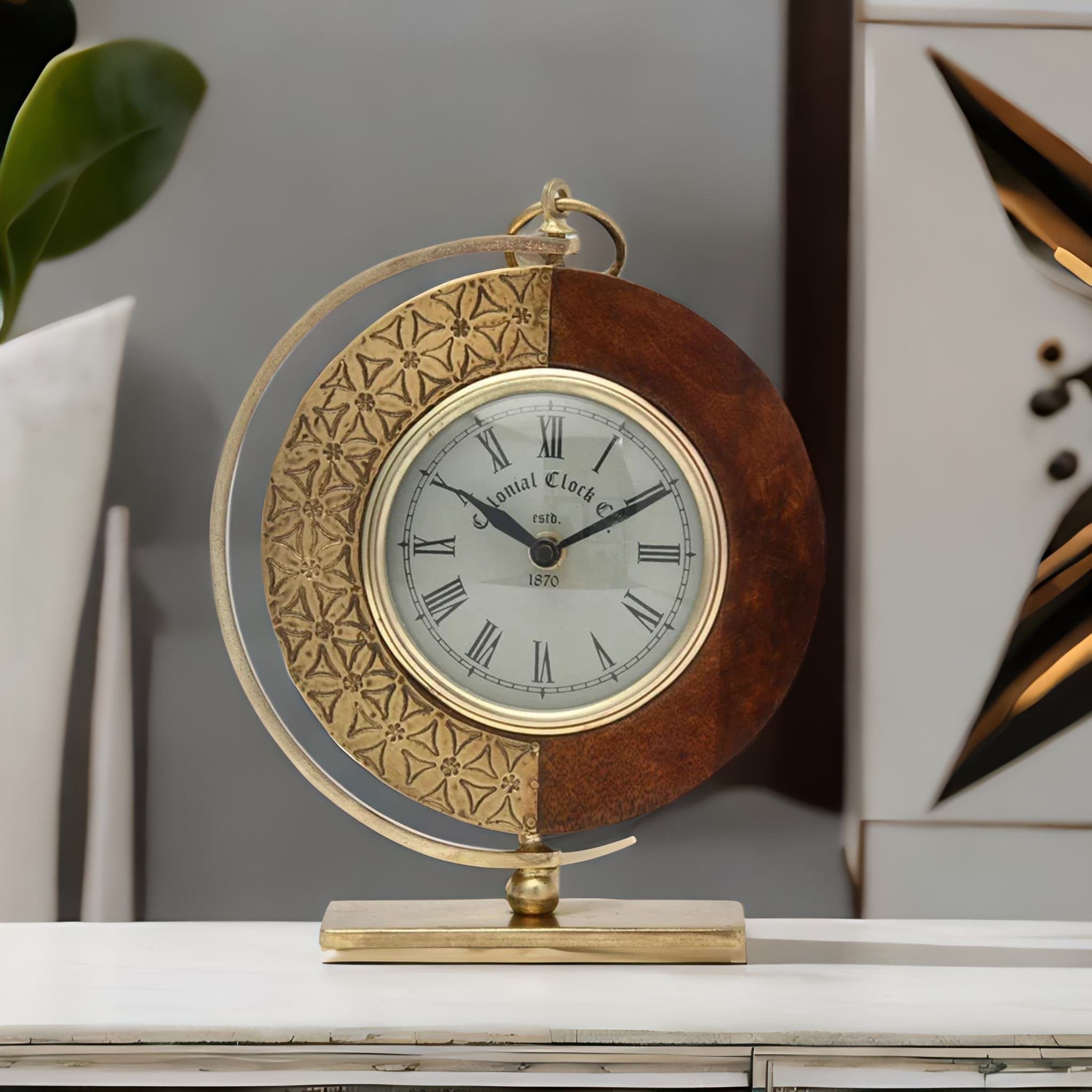 Buy Pendulum Wall Clock (Gold) Online- At Home by Nilkamal
