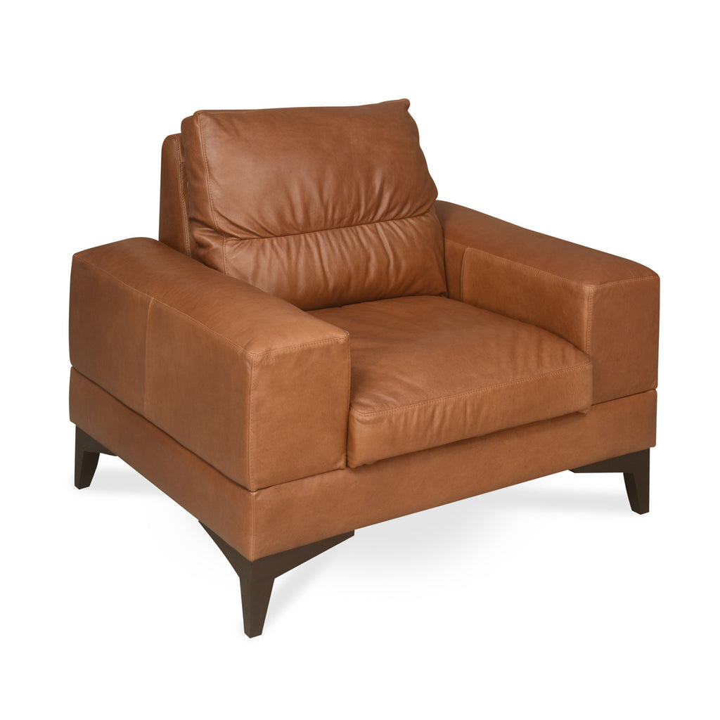 Willis One Seater Sofa (Tan Brown)