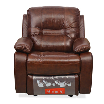 Wilson 1 Seater Sofa With Rocker Recliner (Caramel)