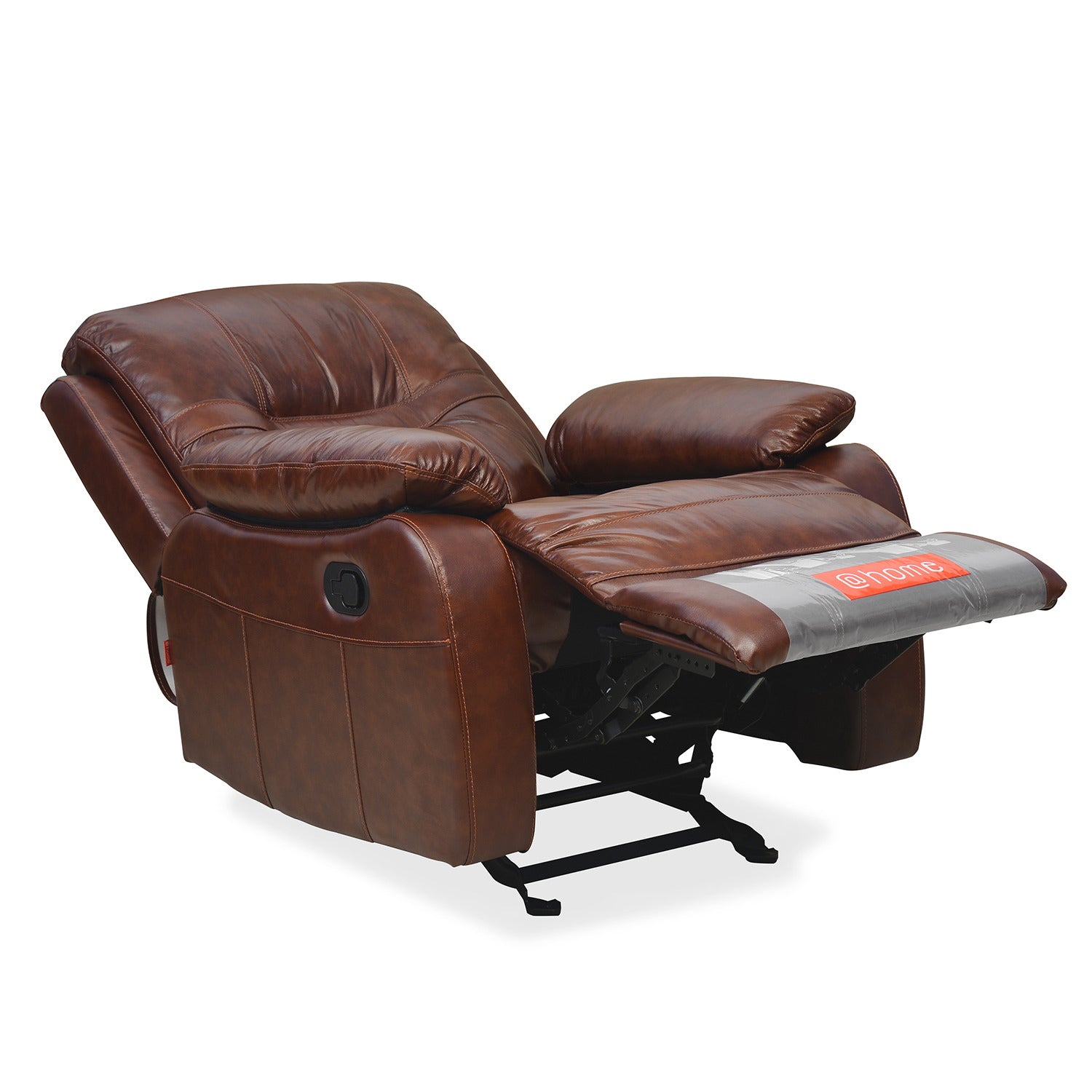Wilson 1 Seater Sofa with Rocker Recliner (Caramel)